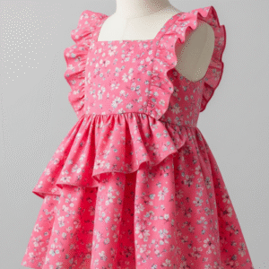 Vestido infantil con estampado floral