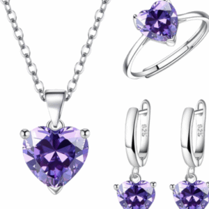 Set de Joyería en forma de corazón