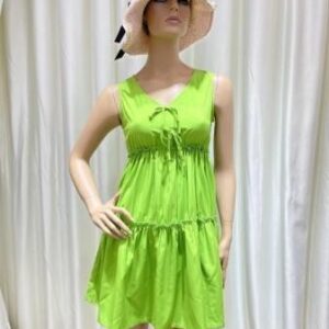 Vestido verde tirantes