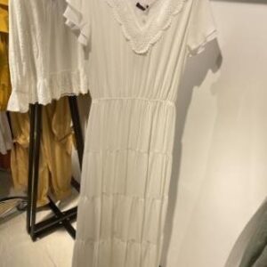 Vestido básico blanco