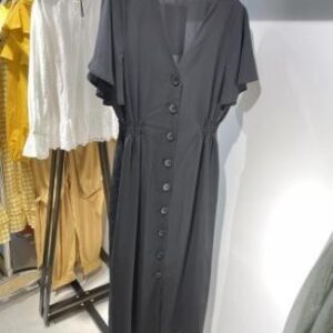 Vestido camisero negro