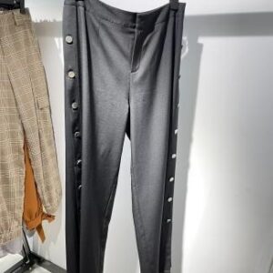 Pantalón gris satinado