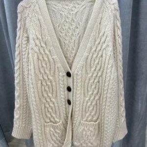 Sweater cárdigan tejido ligero