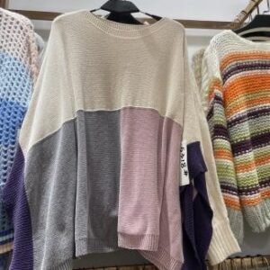 Sweater loques de color suaves